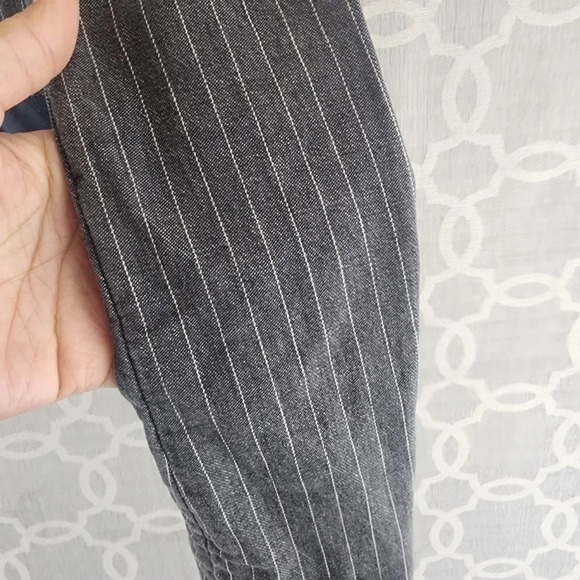 Theory Cotton Striped Button Women's Denim Blazer Pities XS 8016/1B - Picture 4 of 10